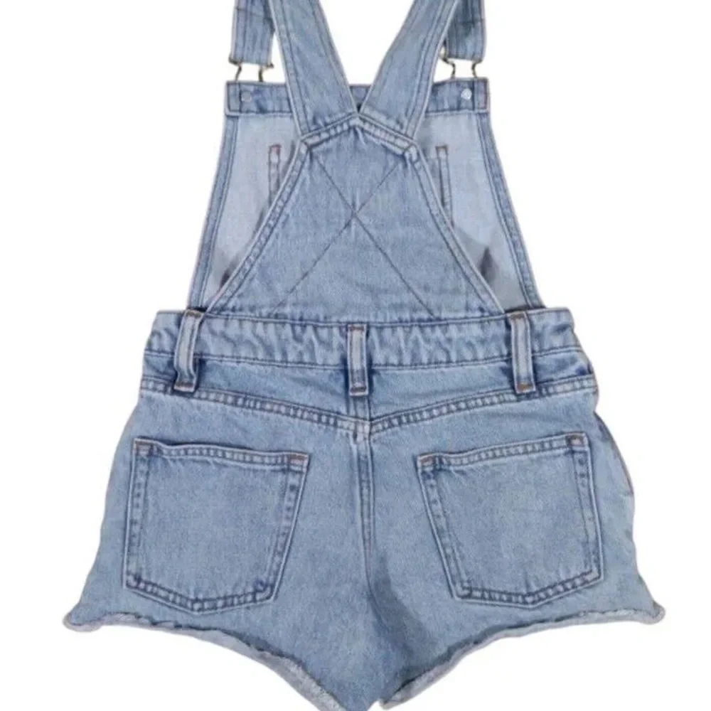 Crewcuts Denim Shorts Overalls 100% Cotton Girls Size 4
